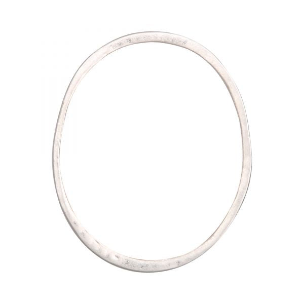 Enhance - Rose Bangle - Silver