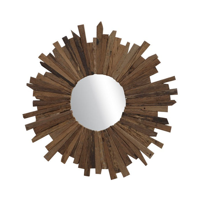 Railway Sleeper Mirror