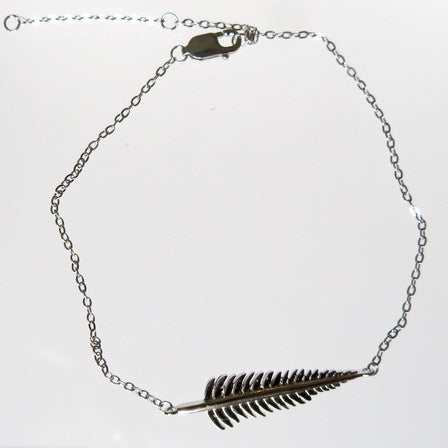 Sterling Silver Fern Bracelet